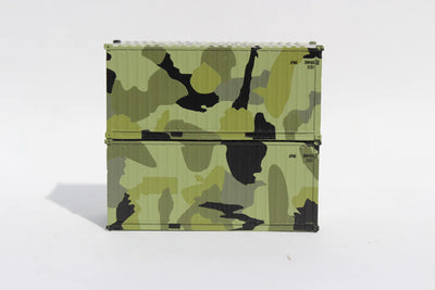APMU CAMO 'B', (No sand) MILITARY SERIES 20' Std. height containers with Magnetic system.
