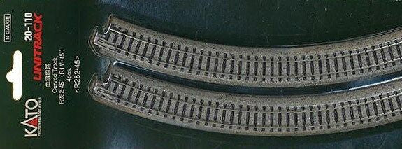 Kato N Scale Track, Curved, Single 20-110 282mm (11")