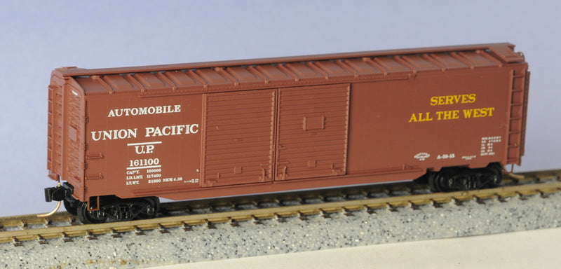 N Scale - Micro-Trains - 78030 - Boxcar, 50 Foot, Steel, Double Door - Union Pacific - 161100