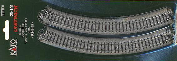 Kato N Scale Track, Curved, Single 20-100 249mm (9 ¾")