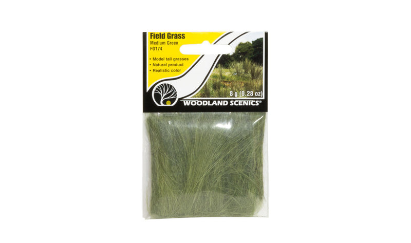Woodland Scenics Field Grass Medium Green FG174 8 g (0.28 oz)