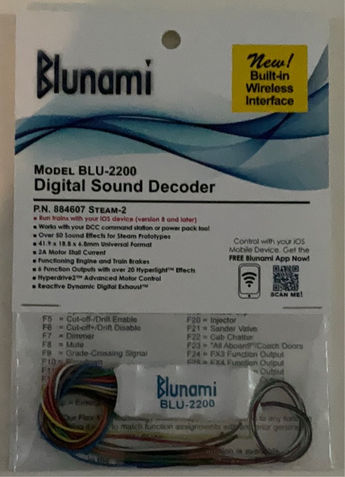 Soundtraxx Blunami BLU-2200 Digital Sound Decoder – A&S Trains