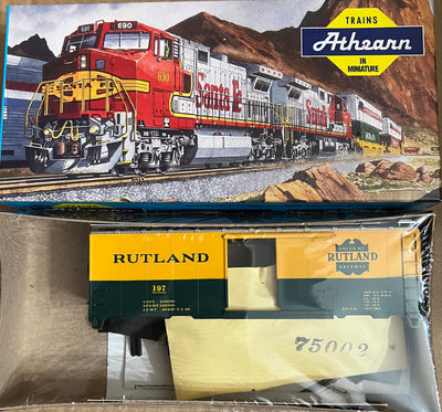 Athearn Blue Box H.O. Scale Rutland 40’ Boxcar #197 - 1020-5