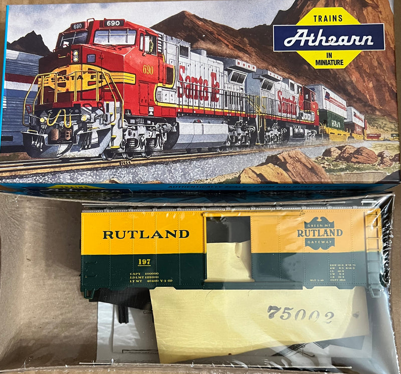 Athearn Blue Box H.O. Scale Rutland 40’ Boxcar 