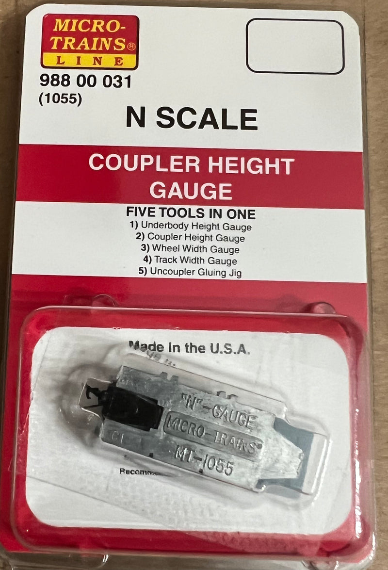 N Scale - Micro Trains - 988 00 031 Coupler Height Gauge (1055)