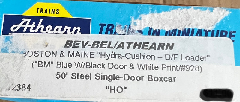 Athearn Blue Box H.O. Scale Boston & Maine 50’ Boxcar 