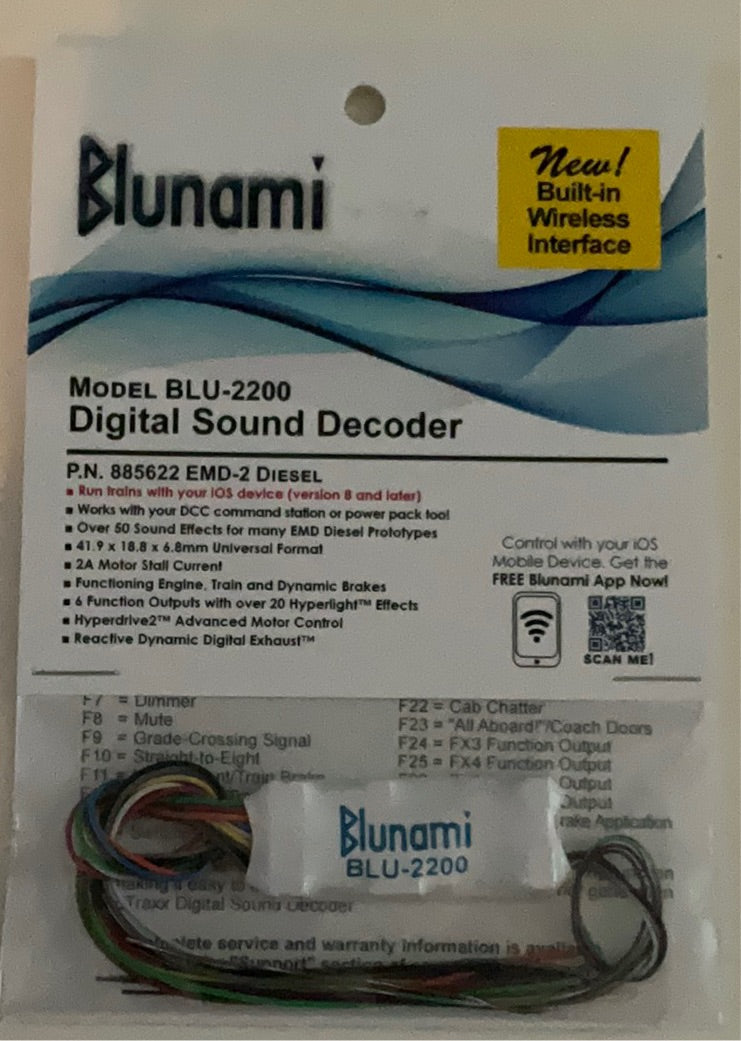 Soundtraxx Blunami BLU-2200 Digital Sound Decoder – A&S Trains