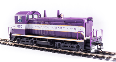 Broadway Limited H.O. Scale EMD SW7 6741 , ACL 650, Purple/Silver/Yellow, Paragon4 Sound/DC/DCC