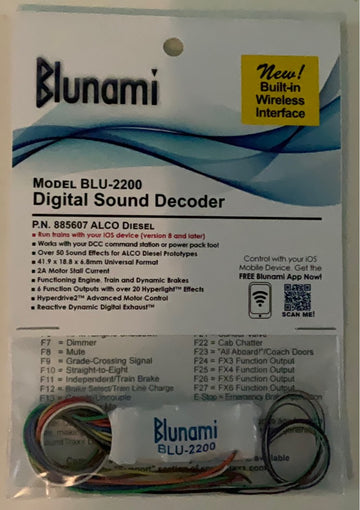 Soundtraxx Blunami BLU-2200 Digital Sound Decoder