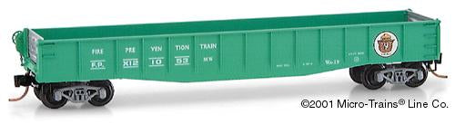 N Scale - Micro-Trains - 46360 - Gondola, 50 Foot, Steel - Smokey Bear - X121053