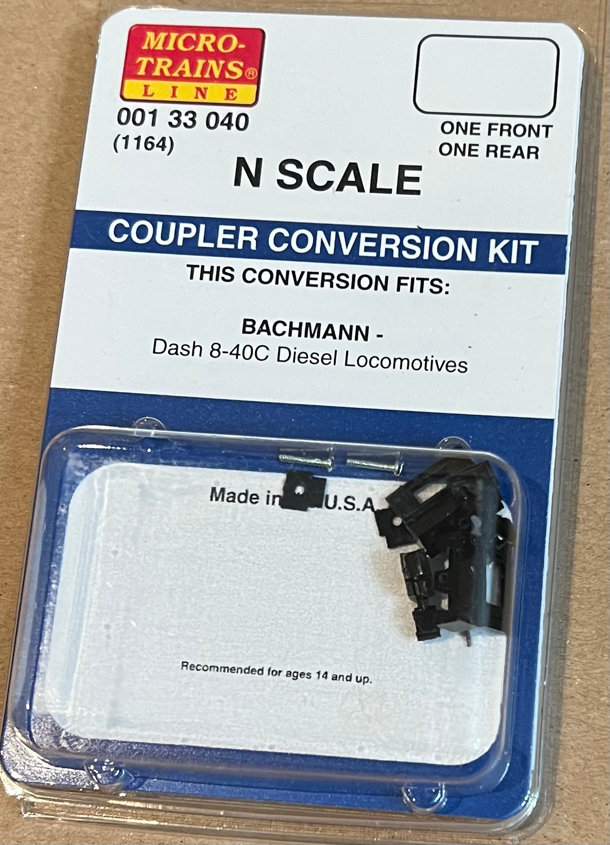 Micro-Trains N Scale 001 33 040 (1164) Pilot Locomotive Coupler Conver ...