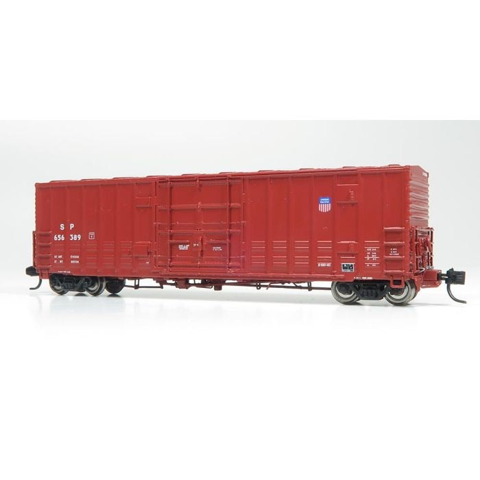 Rapido N scale B100 Boxcar: SP/UP Shield Repaint: 6-Pack
