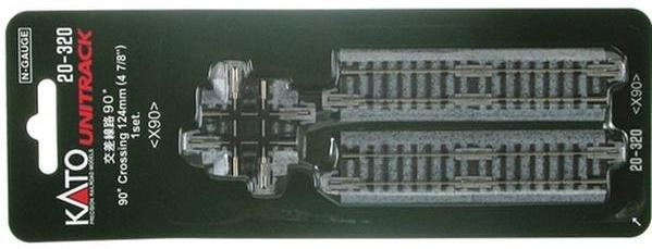 Kato N Scale Unitrack Crossing Gate & Rerailing Track Set (20-027-1) - 124mm