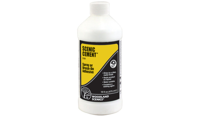 Woodland Scenics Scenic Cement™ Spray or Brush-On Adhesive S191 16 fl oz