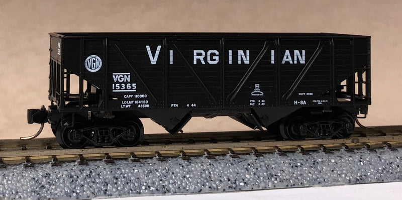 N Scale - Micro-Trains - 57110 - Open Hopper, 2-Bay, Composite - Virginian - 15365