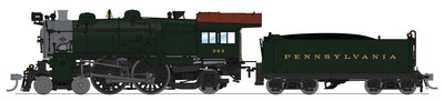 H.O. PRR E6 4-4-2 #393, post war, paragon 4 sound/dc/dcc, smoke