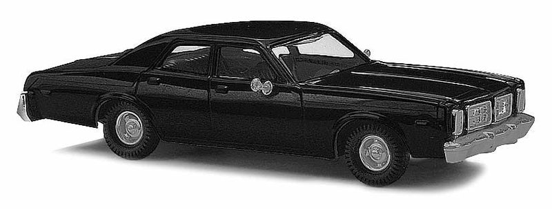 1976 Dodge Monaco Sedan - Assembled -- Black H.O. Scale