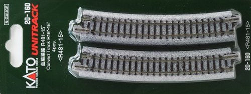 Kato N Scale Track, Curved, Single 20-160 481mm (19")