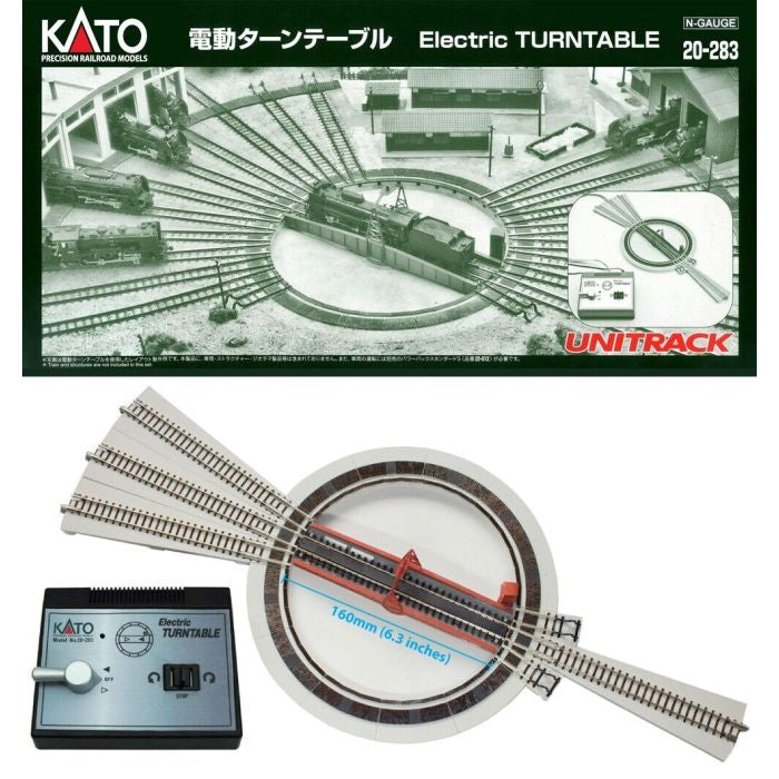 Kato 20-283, N Scale Unitrack Electric Turntable Kit