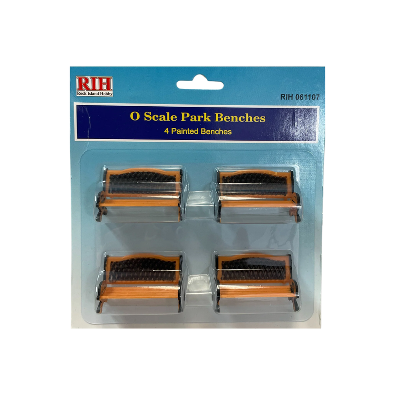 Rock Island Hobby O Scale Benches - 4 RIH061107