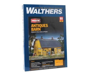 Walthers Cornerstone H.O. Scale Antiques Barn building kit 933-3339