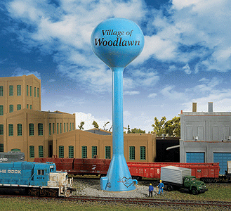 Walthers Cornerstone N Scale Modern Water Tower Kit 933-3814 1-1/4" 3.2cm Diameter x 6-1/2" 16.5cm Tall