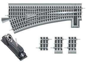 Lionel - O-Scale - FastTrack - O72 Left Hand Remote/Command Switch - 6-81953