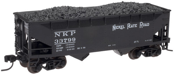 N Scale - Micro-Trains - 86020 - Open Hopper, 2-Bay, Offset Side, Arch End - Nickel Plate Road 63571