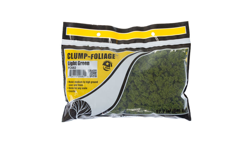 Woodland Scenics Clump-Foliage™ Light Green Small Bag FC682 57.7 in
