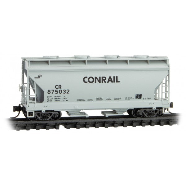 Micro-Trains N Scale Conrail 2 Bay Covered Hopper 875023 092 00 511