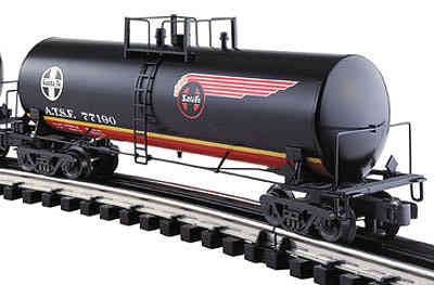 O Scale - K-Line K6332-10511 Santa Fe Black Warbonnet Tank Car 
