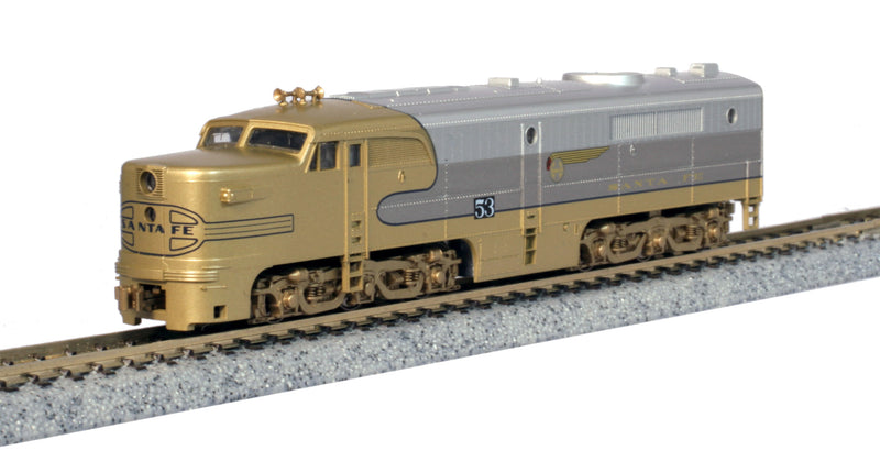 Kato N Scale 176-053L Locomotive, Diesel, Alco PA-1 AT&SF Goldbonnet