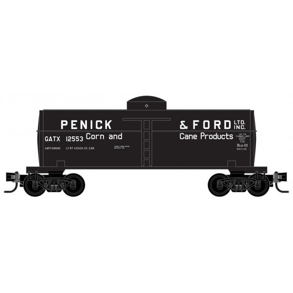 Z Scale - Micro-Trains - 530 00 600 - Tank Car, Single Dome, 39 Foot - Penick & Ford - 12553