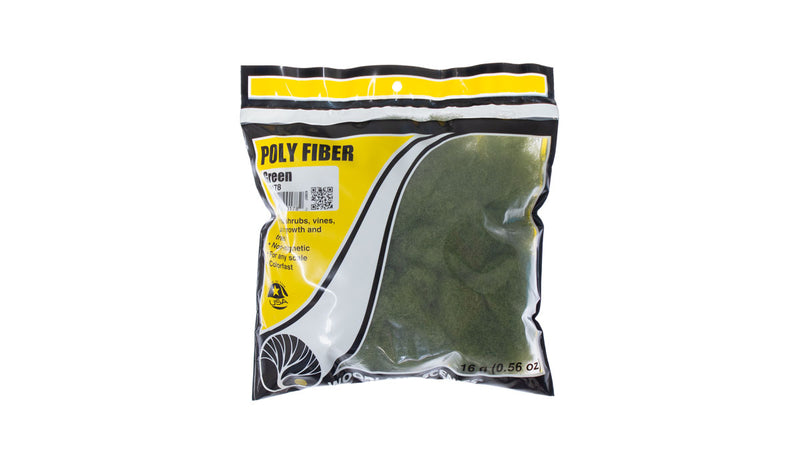 Woodland Scenics Poly Fiber Green Bags FP178 0.56 oz