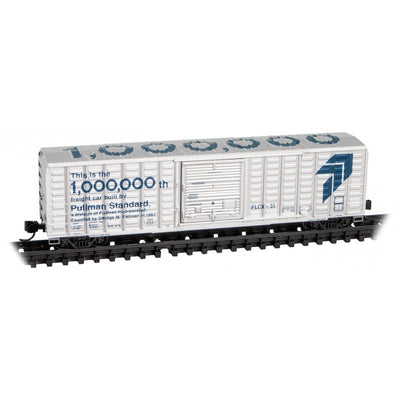 Micro Trains N Scale Pullman Standard 1,000,000th freight car- Rd#PLCX-31 025 00 246