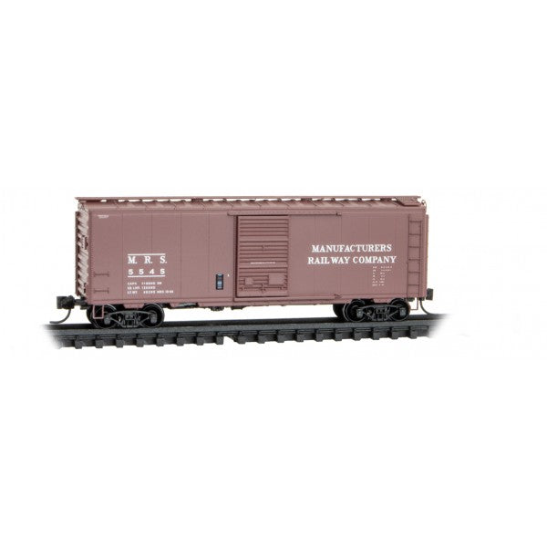 N Scale - Micro Trains - 020 00 127 - 40’ Standard Box Car Single Door MRS - Rd