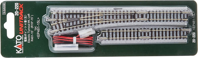N Scale - Kato - 20-220 - Track, Turnout, Left, Single - Track, N Scale - 