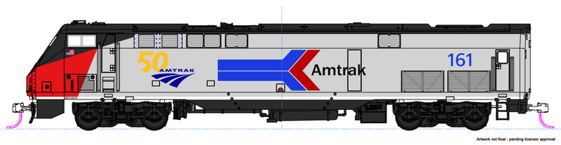KATO N GE P42 "Genesis" Amtrak Phase I w/ 50th Anniversary Logo