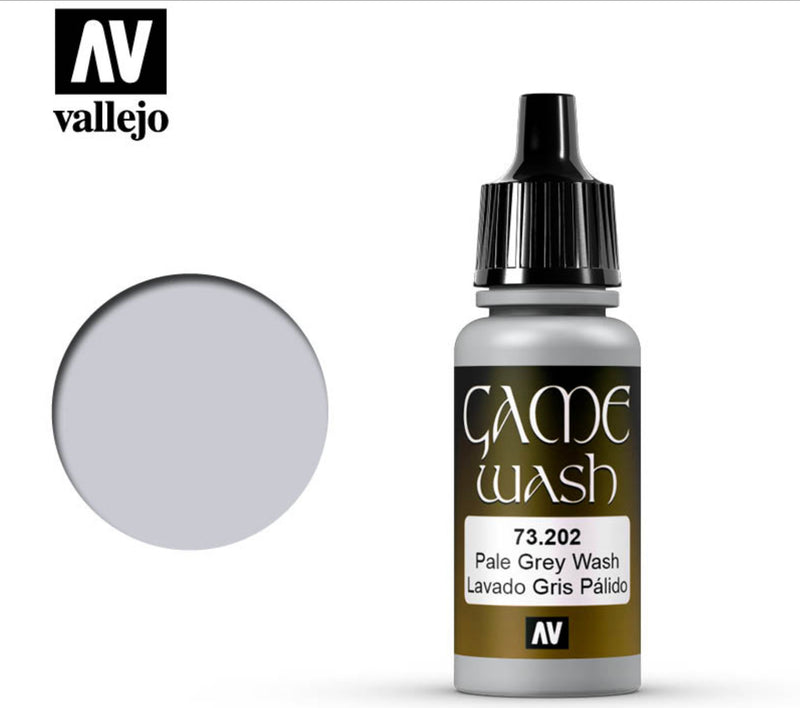 Vallejo Game Acrylic Extra Opaque Model Paint 72.202 Pale Grey 17ml
