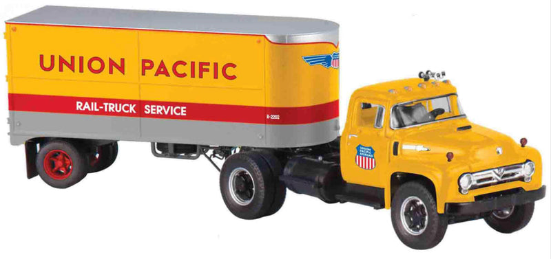 Lionel O Scale Union UNION PACIFIC SEMI-TRACTOR AND PIGGYBACK TRAILER 6-81905