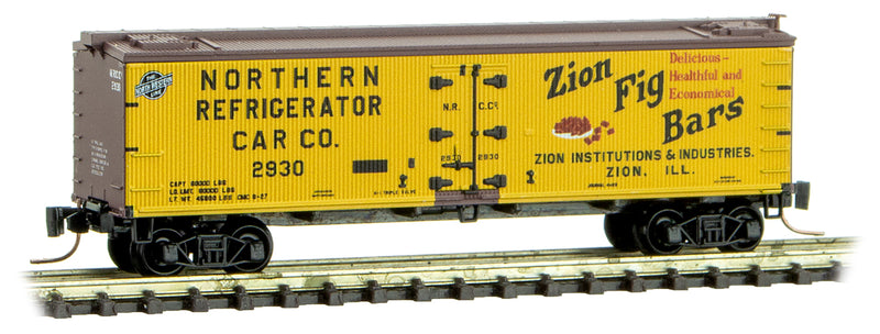 Z Scale - Micro-Trains - 518 00 800 - Reefer, Ice, Wood - Northern Refrigerator - 2930