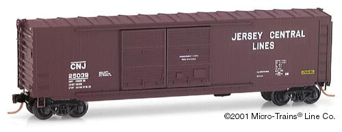 N Scale - Micro-Trains - 37040 - Boxcar, 50 Foot, PS-1 - Jersey Central - 25039