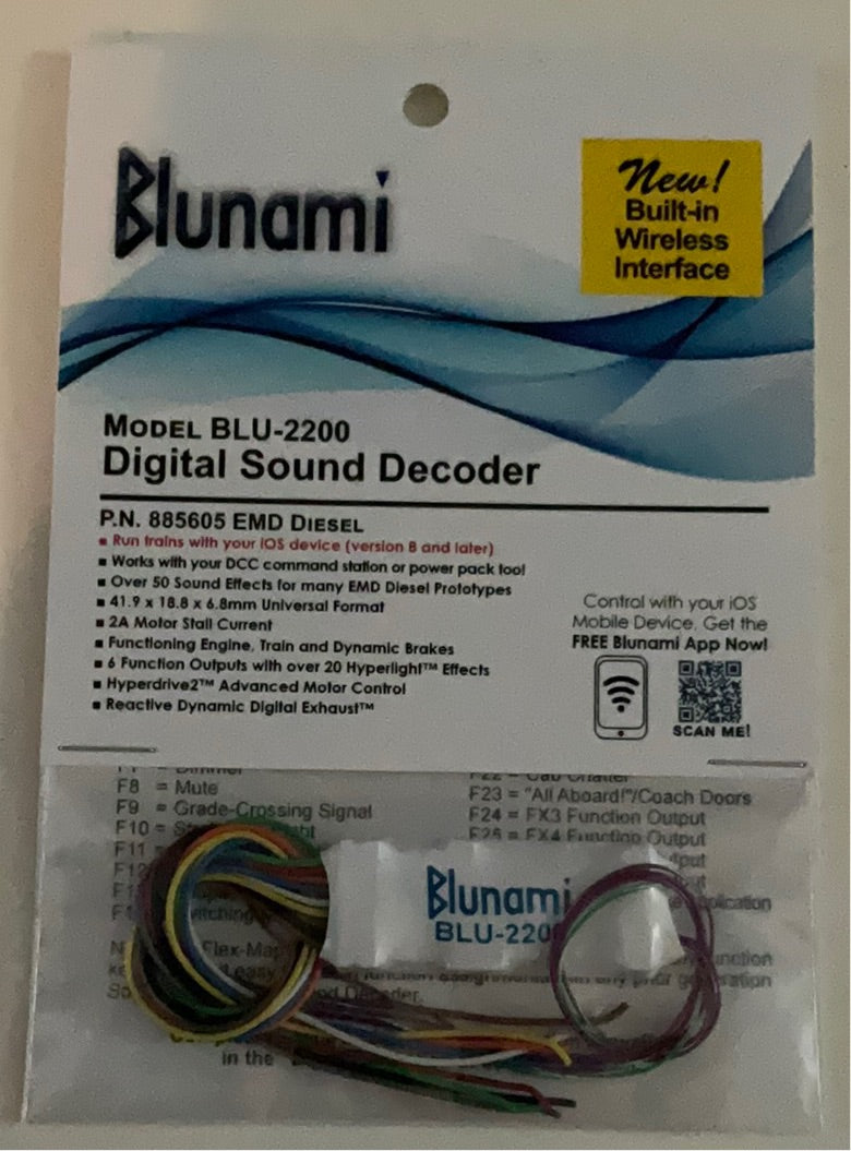 Soundtraxx Blunami BLU-2200 Digital Sound Decoder – A&S Trains