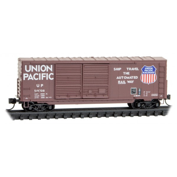 Micro-Trains N Scale Union Pacific 40 foot boxcar, PS1 068 00 551 Rd 519708