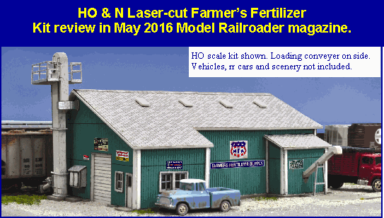 H.O. Scale Blair Line Farmer’s Fertilizer Supply