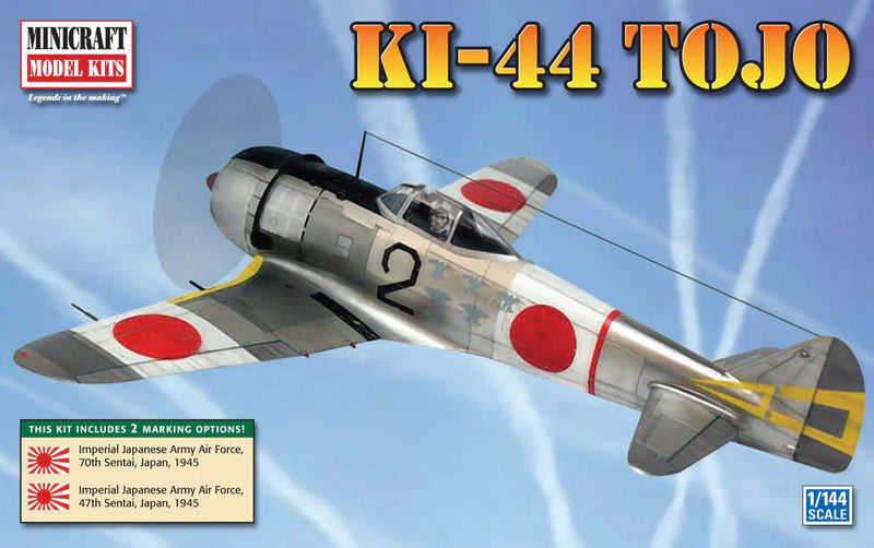 Minicraft Model Kits 1/144 Nakajima Ki-44 Shoki (Tojo) IJA w/2 options 14656