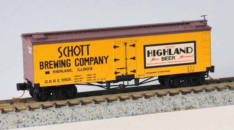 N Scale - Micro-Trains - 058 00 170 - Reefer, Ice, Wood - General American Refrigerator - 9905