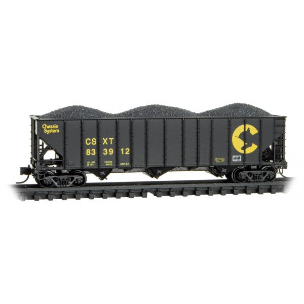 N Scale - Micro-Trains - 108 00 441 - Open Hopper, 3-Bay, 100 Ton - Chessie System - 833912