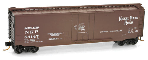 N Scale - Micro-Trains - 032 00 410 - Boxcar, 50 Foot, Steel, Plug Door - Nickel Plate Road - 84147
